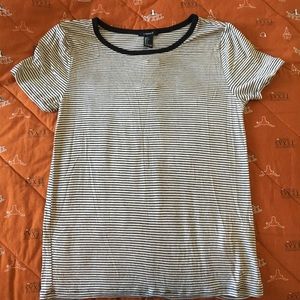 Beige and Black Ringer Shirt